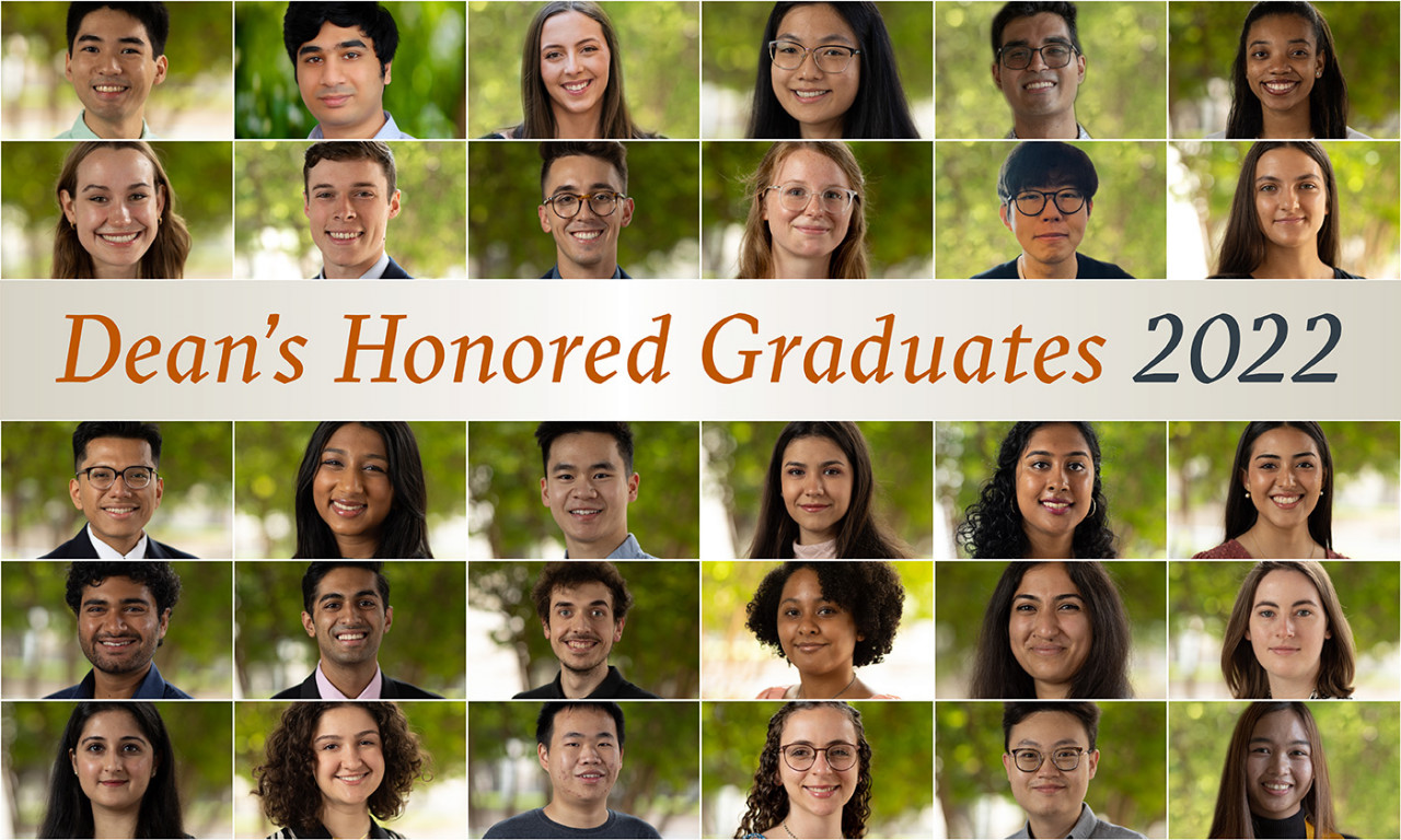 Meet the Dean's Honored Graduates of 2022