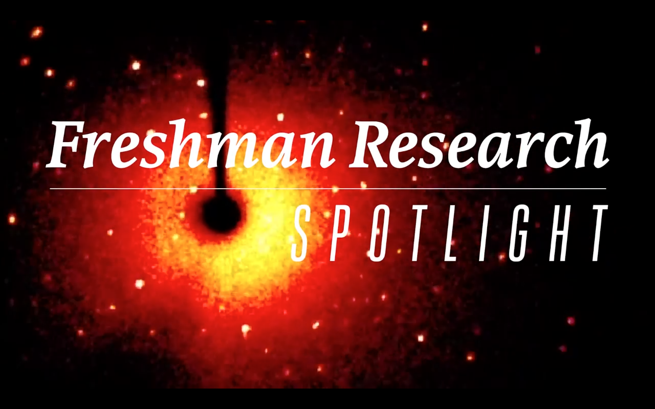 Freshman Research Initiative Spotlights: Crystals and Nanoparticles