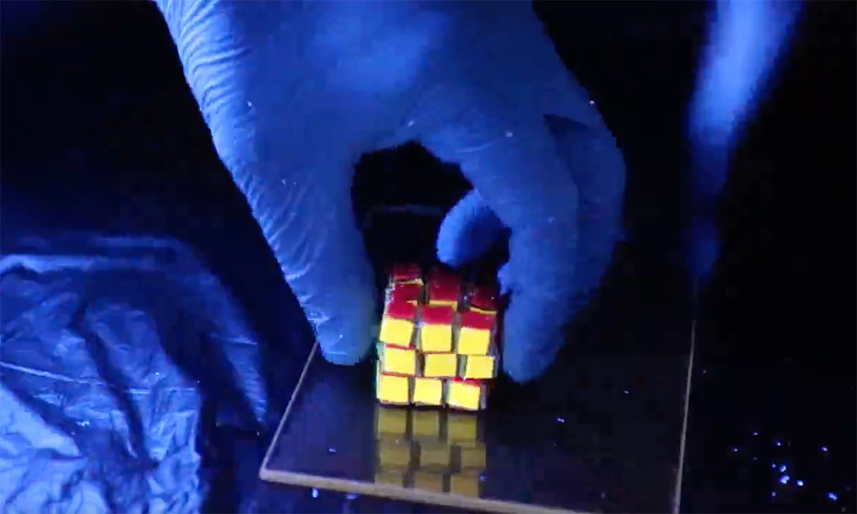 A Squishy Rubik’s Cube® that Chemists Built from Polymers Holds Promise for Data Storage