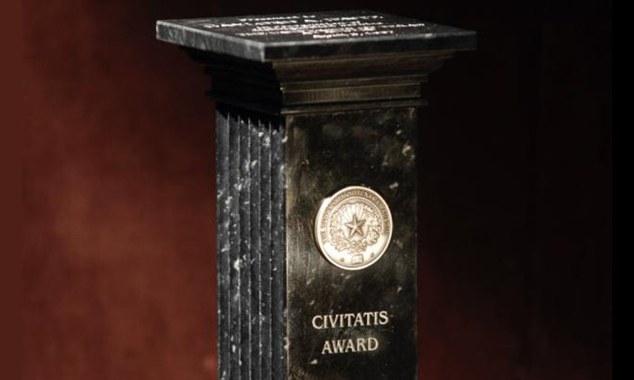 Marder Receives University’s Civitatis Award